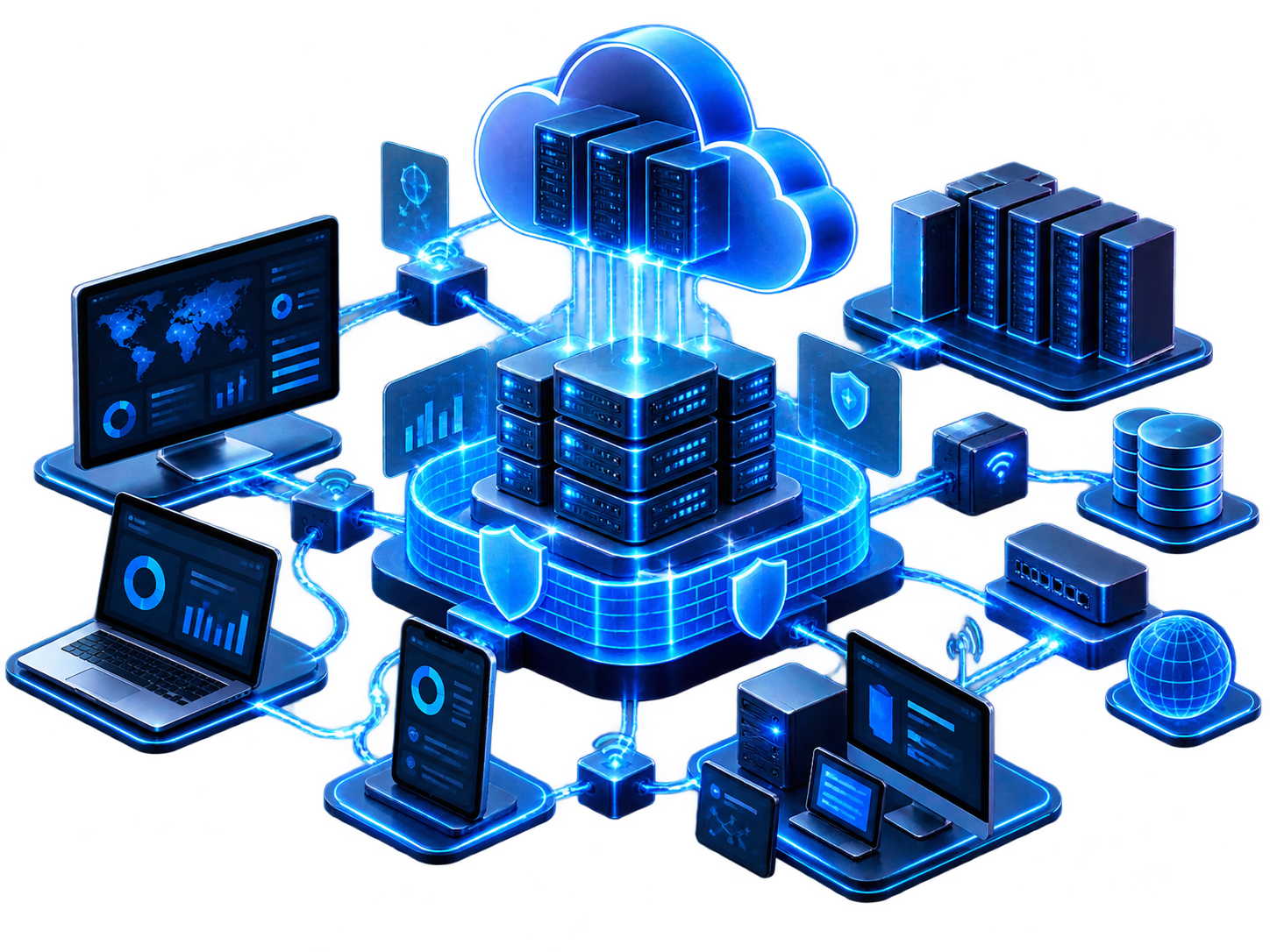 AI workflow automation connecting business applications, CRM, data and APIs