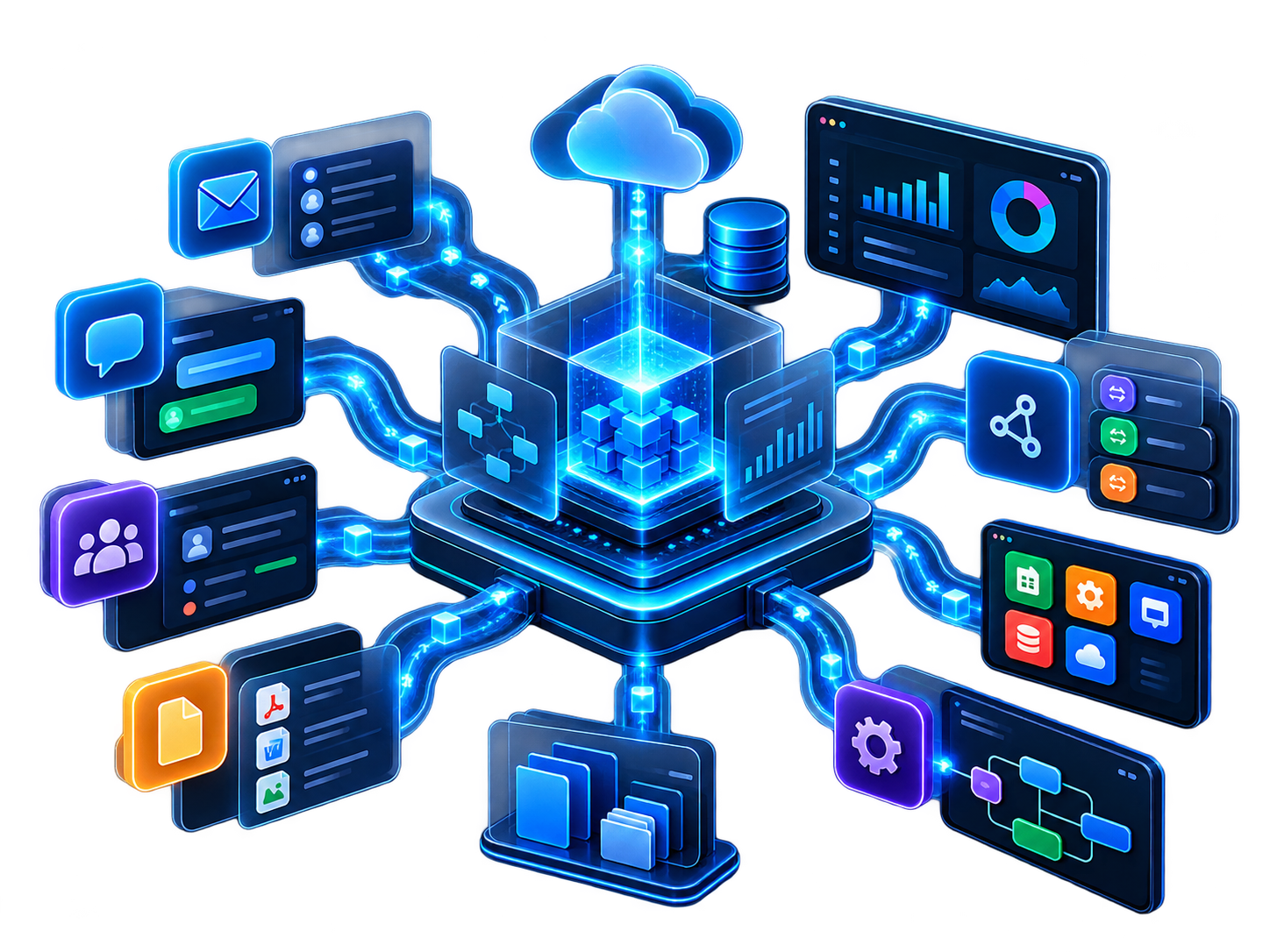 Secure cloud, network and enterprise IT infrastructure architecture